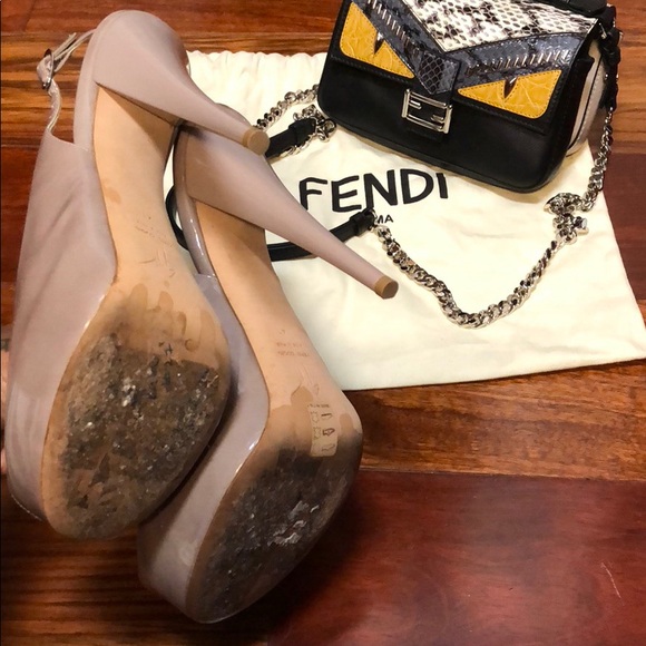 Giuseppe peep toe pumps - Picture 3 of 8